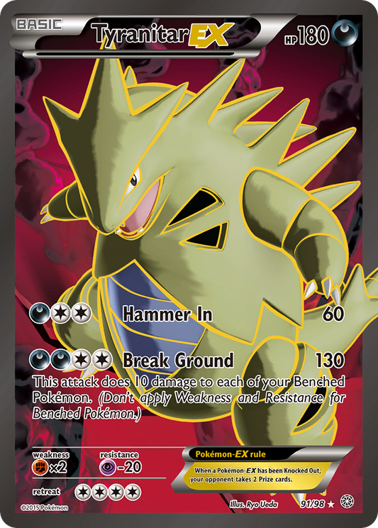 Tyranocif EX (91/98) [XY : Origines Antiques]