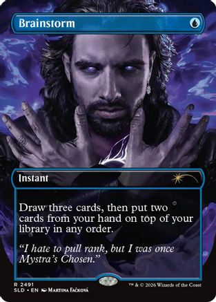 Brainstorm (SLD-2491) [Secret Lair Drop Series] Foil
