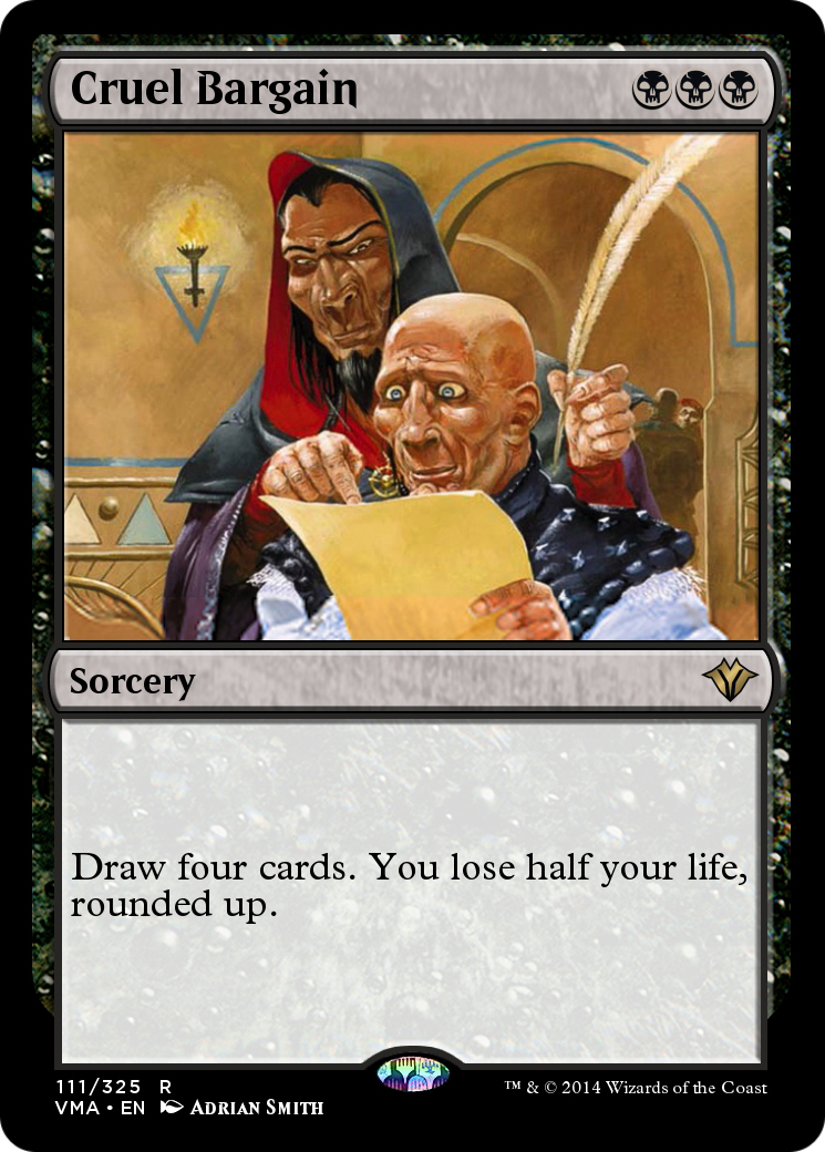 Cruel Bargain (VMA-111) [Vintage Masters] Foil