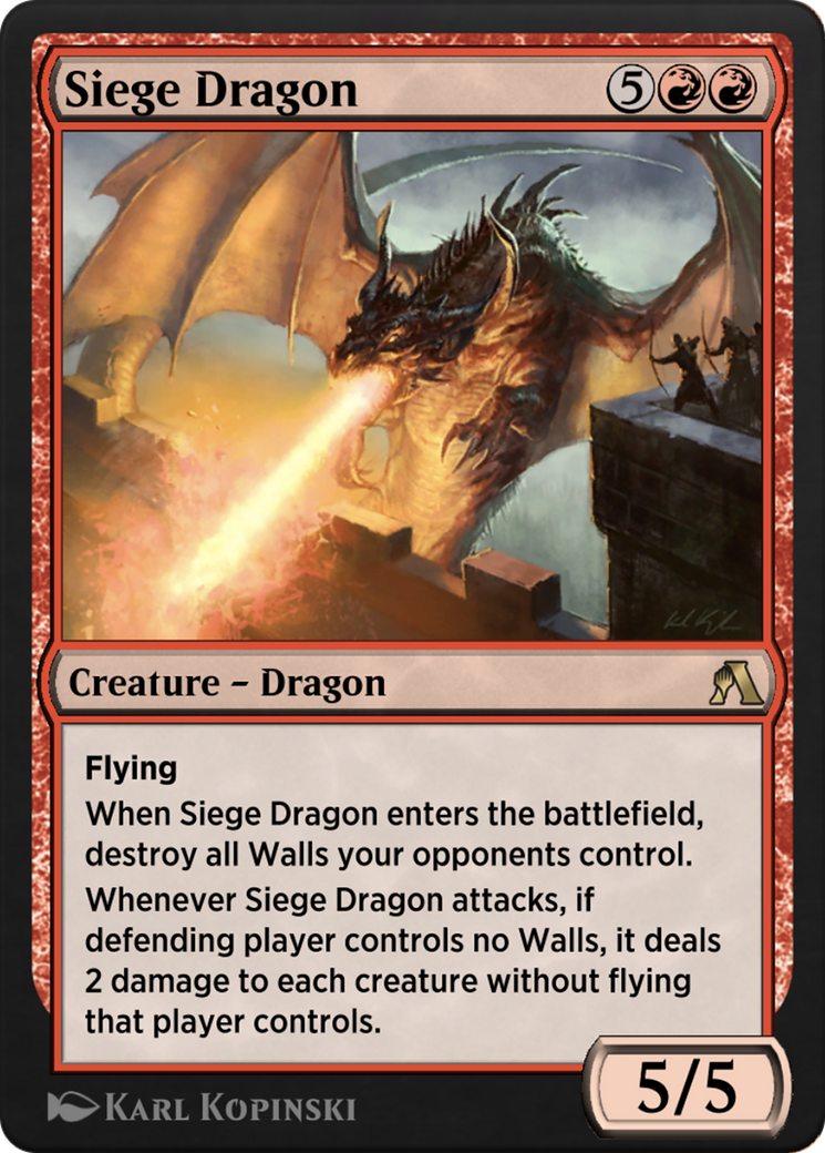 Siege Dragon (ANB-085) [Arena Beginner Set]