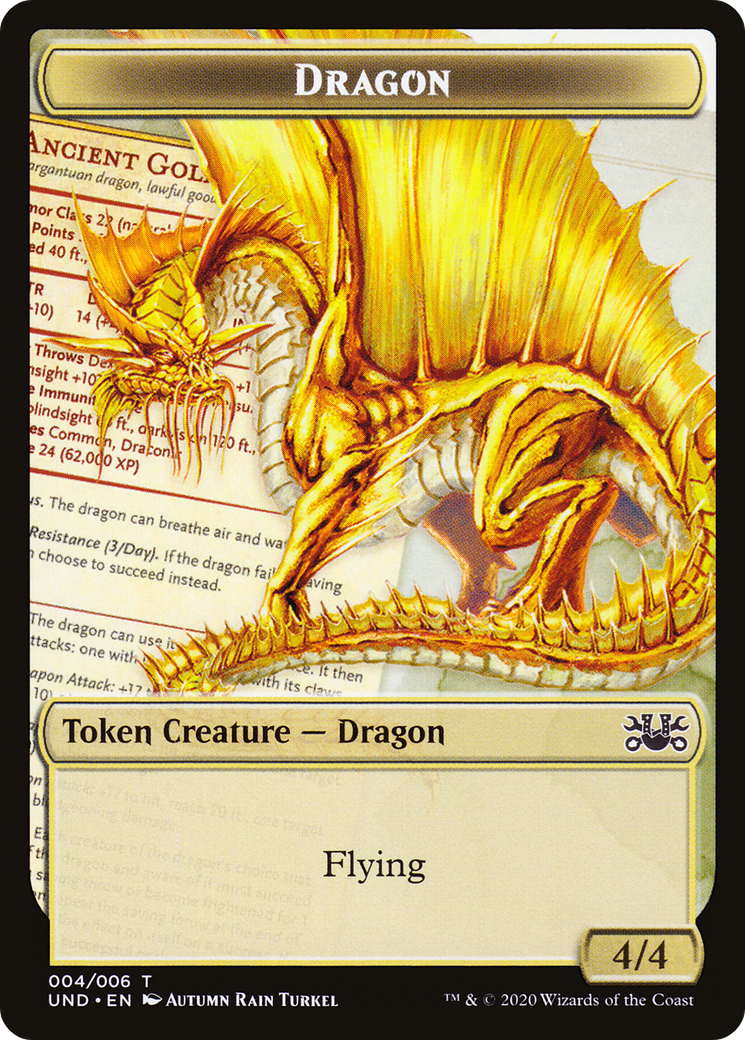 Dragon (TUND-004) [Unsanctioned Tokens]
