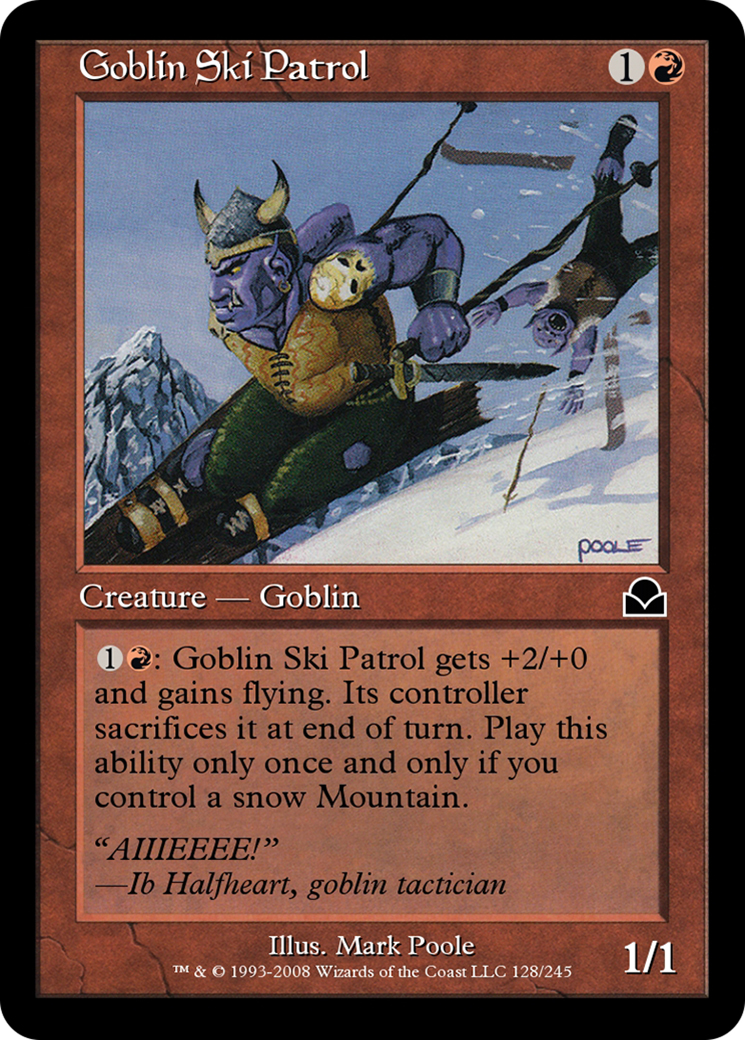 Goblin Ski Patrol (ME2-128) [Masters Edition II]