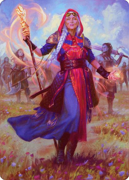 Jaya, Fiery Negotiator // Jaya, Fiery Negotiator (ADMU-034) (Borderless) [Dominaria United Art Series]