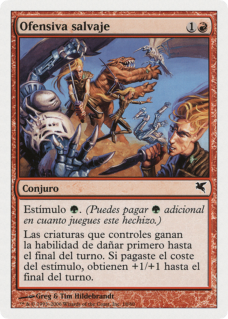 Savage Offensive (Italian) - "Attacco Selvaggio" (PSAL-D18) [Salvat 2005]