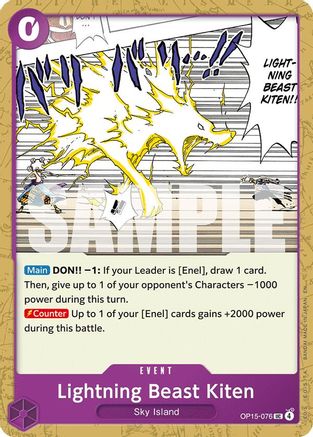 Lightning Beast Kitten [Adventure on Kami's Island]