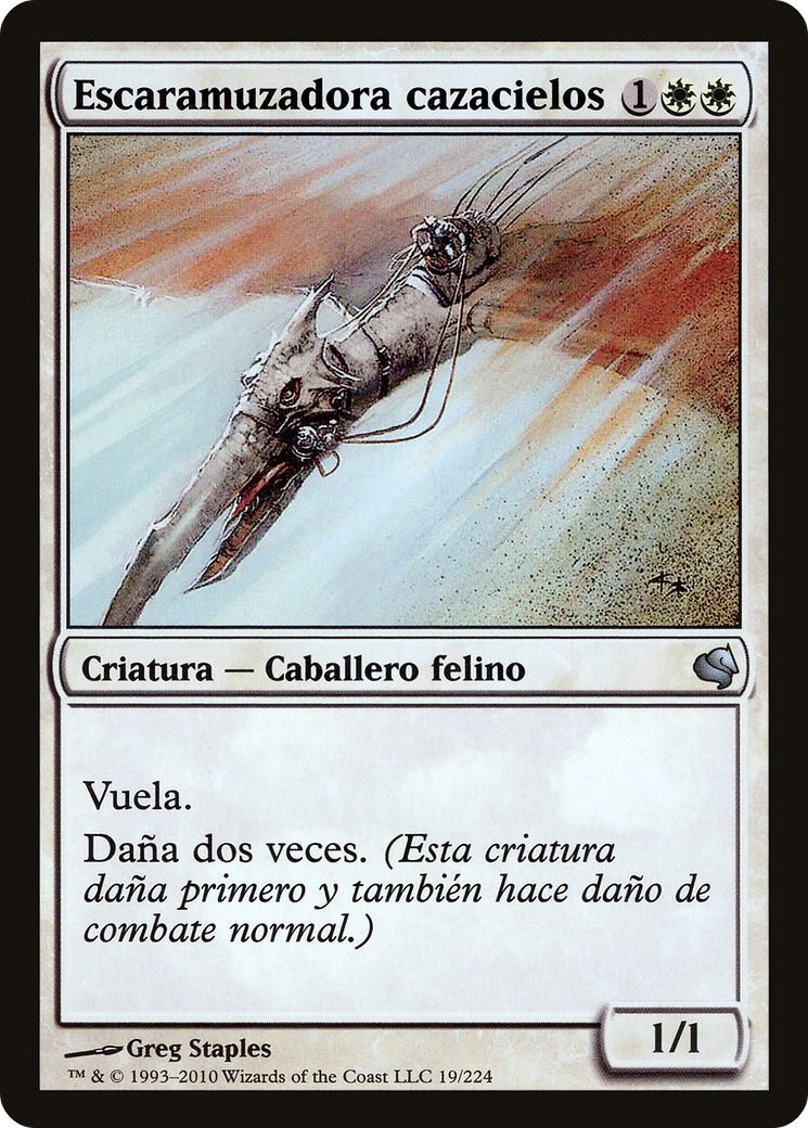 Skyhunter Skirmisher (Spanish) - "Escaramuzadora cazacielos" (PS11-019) [Salvat 2011]