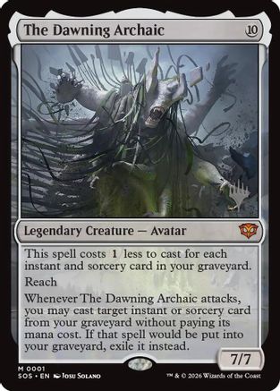 The Dawning Archaic (PPSOS-001) [Promo Pack: Secrets of Strixhaven]