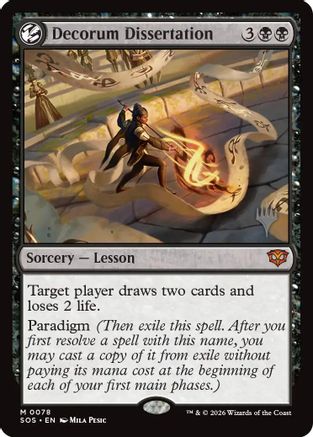 Decorum Dissertation (PPSOS-078) [Promo Pack: Secrets of Strixhaven]