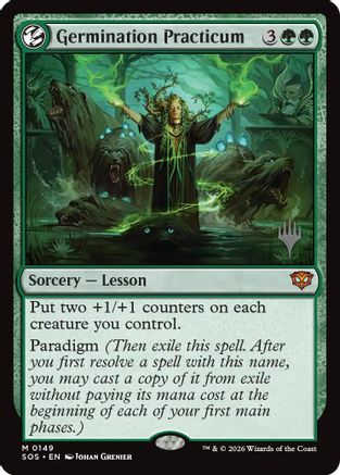 Germination Practicum (PPSOS-149) [Promo Pack: Secrets of Strixhaven] Foil