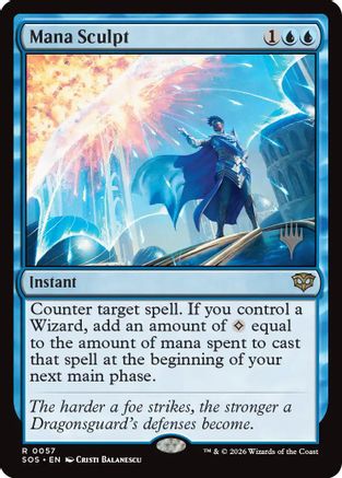 Mana Sculpt (PPSOS-057) [Promo Pack: Secrets of Strixhaven] Foil