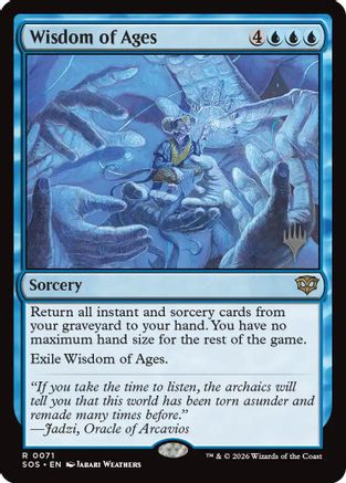 Wisdom of Ages (PPSOS-071) [Promo Pack: Secrets of Strixhaven]