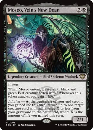 Moseo, Vein's New Dean (PPSOS-091) [Promo Pack: Secrets of Strixhaven]