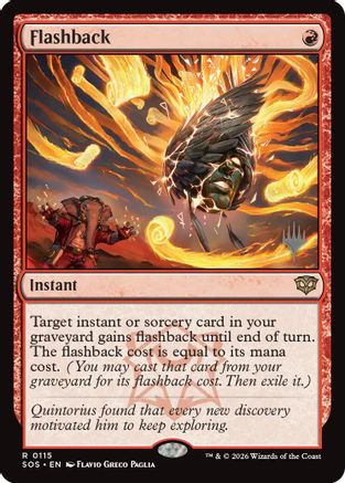 Flashback (PPSOS-115) [Promo Pack: Secrets of Strixhaven]