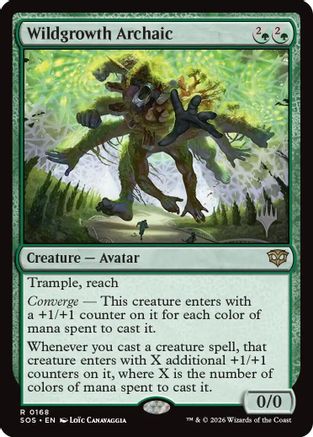 Wildgrowth Archaic (PPSOS-168) [Promo Pack: Secrets of Strixhaven]