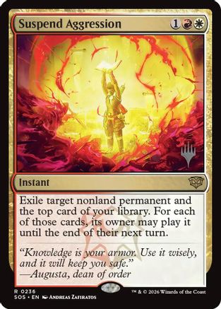 Suspend Aggression (PPSOS-236) [Promo Pack: Secrets of Strixhaven]