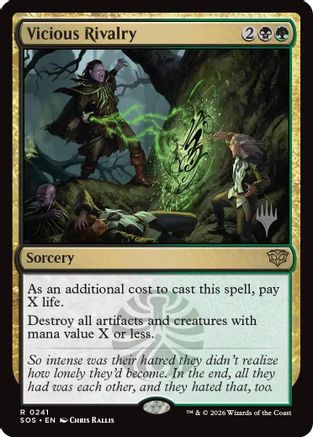 Vicious Rivalry (PPSOS-241) [Promo Pack: Secrets of Strixhaven]