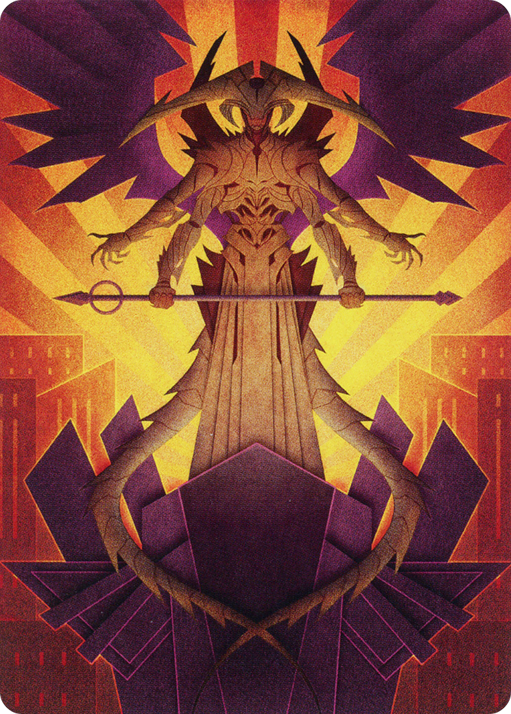 Atraxa, Praetors' Voice // Atraxa, Praetors' Voice (AMOM-077) (Borderless) [March of the Machine Art Series]