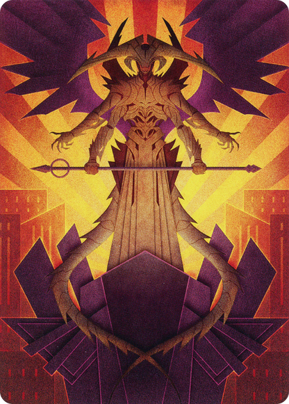 Atraxa, Praetors' Voice // Atraxa, Praetors' Voice (AMOM-077) (Borderless) [March of the Machine Art Series]