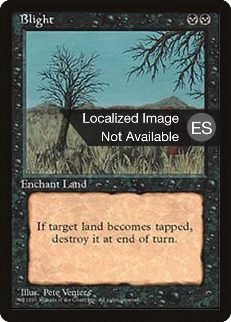 Blight (4BB-122) [Fourth Edition Foreign Black Border]