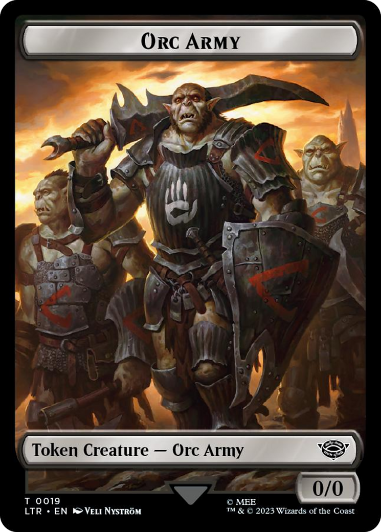 Orc Army (TLTR-019) [Tales of Middle-earth Tokens] Foil