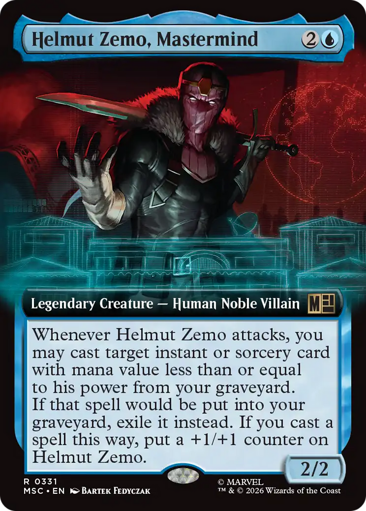 Helmut Zemo, Mastermind (Extended Art) [Marvel Super Heroes Commander]