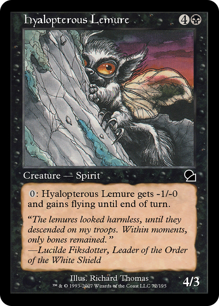 Hyalopterous Lemure (ME1-072) [Masters Edition] Foil