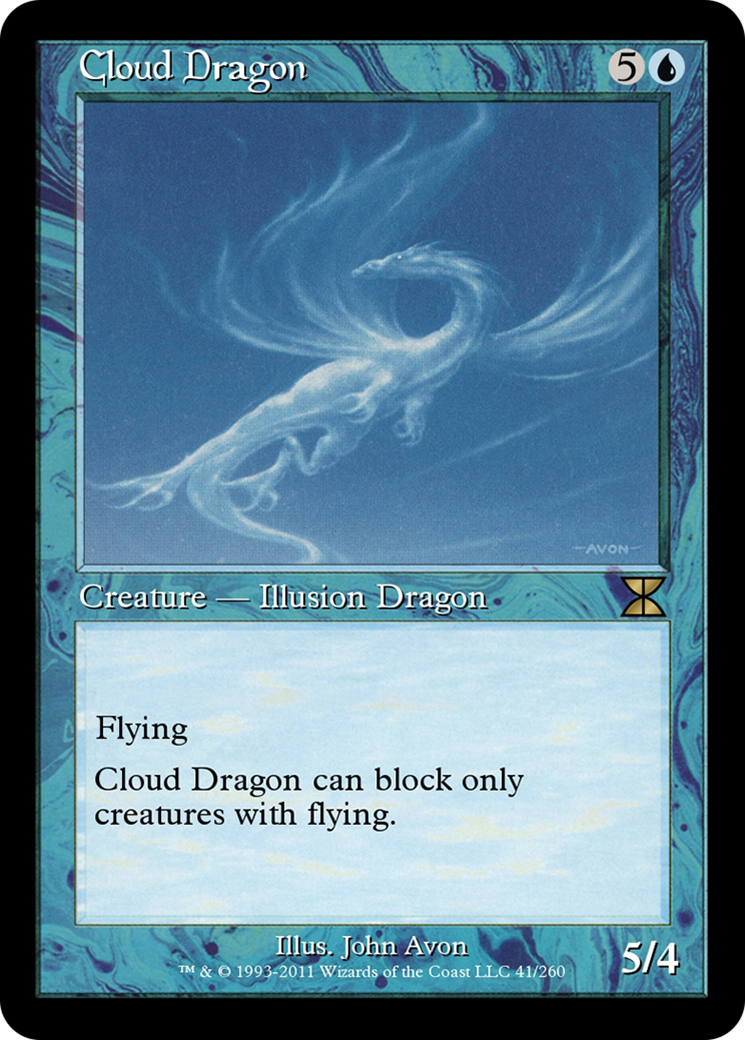 Cloud Dragon (ME4-041) [Masters Edition IV] Foil