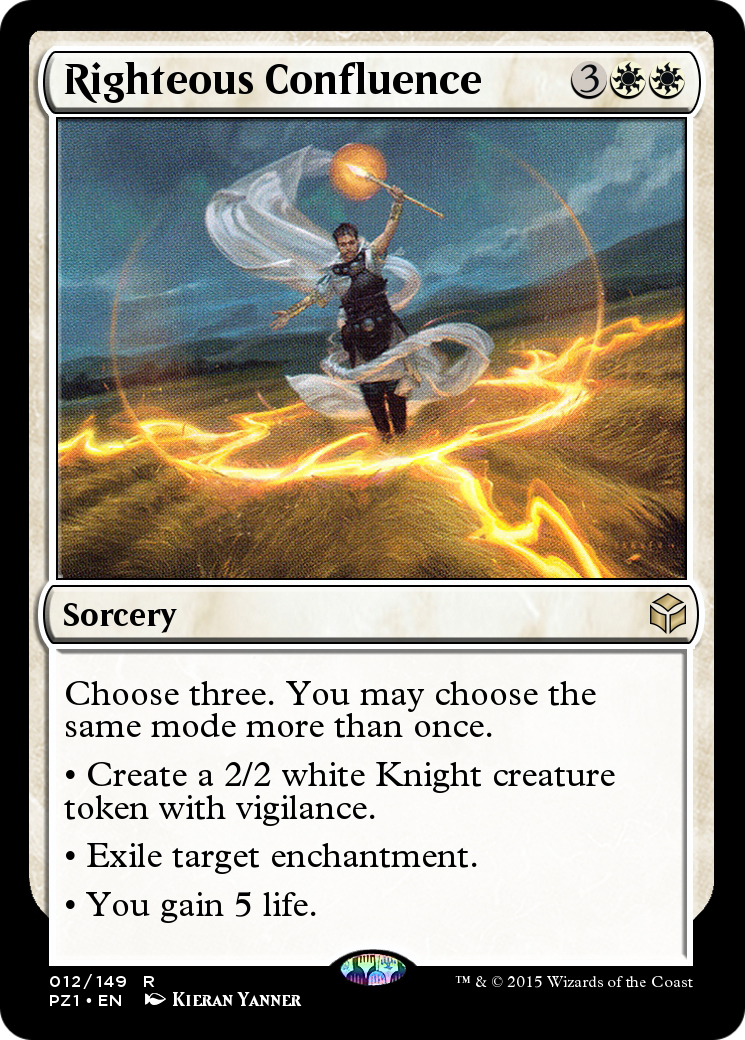 Righteous Confluence (PZ1-012) [Legendary Cube Prize Pack]