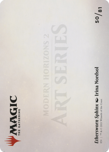 Ethersworn Sphinx // Ethersworn Sphinx (AMH2-050) (Borderless) [Modern Horizons 2 Art Series]