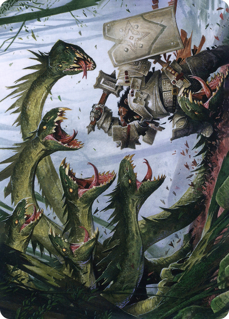 Lair of the Hydra // Lair of the Hydra (AAFR-067) (Borderless) [Adventures in the Forgotten Realms Art Series]