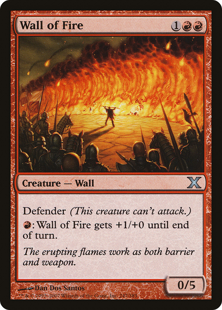 Wall of Fire (10E-247) [Tenth Edition]