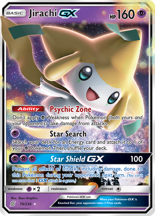 Jirachi GX (79/236) [Soleil et Lune : Harmonie des Esprits]