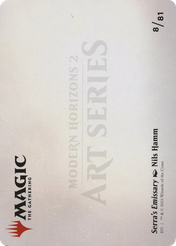 Serra's Emissary // Serra's Emissary (AMH2-008) (Borderless) [Modern Horizons 2 Art Series]