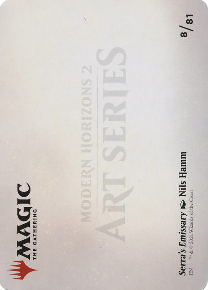 Serra's Emissary // Serra's Emissary (AMH2-008) (Borderless) [Modern Horizons 2 Art Series]