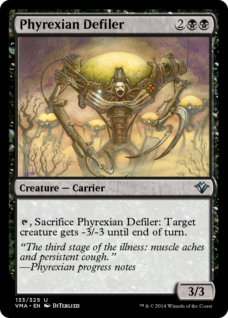 Phyrexian Defiler (VMA-133) [Vintage Masters] Foil