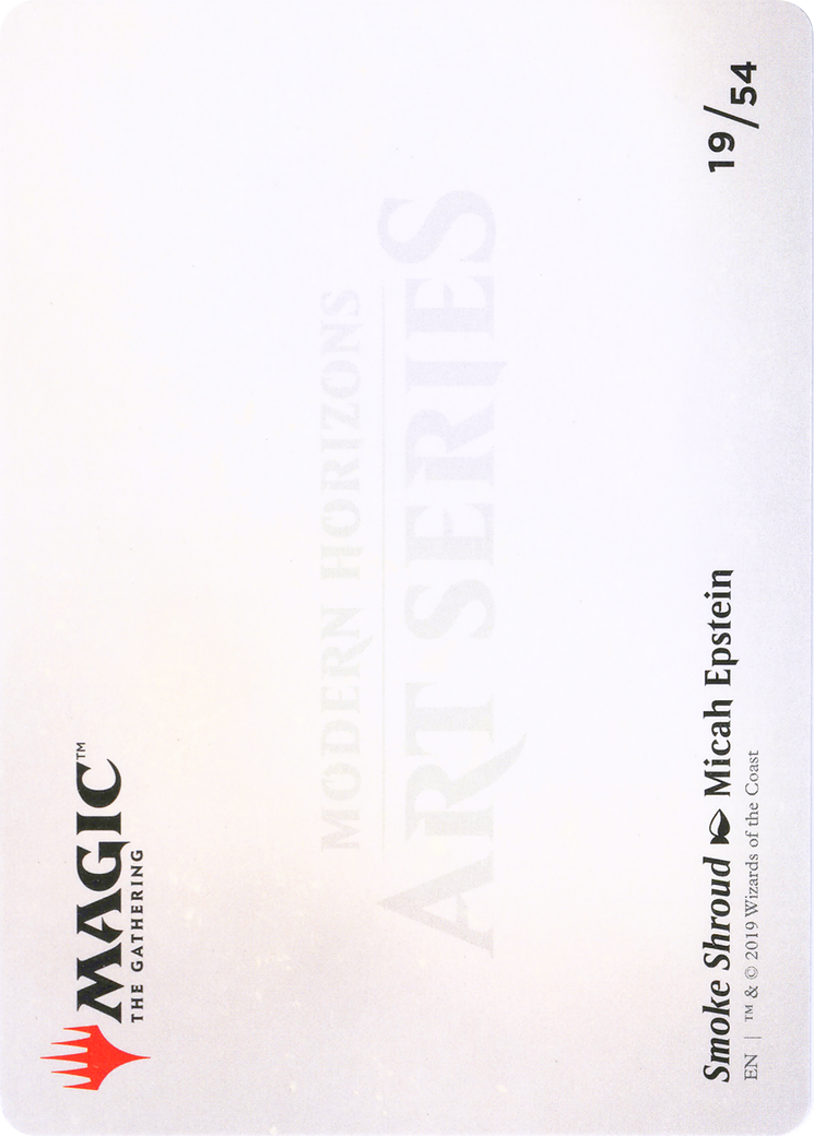 Smoke Shroud // Smoke Shroud (AMH1-019) (Borderless) [Modern Horizons Art Series]