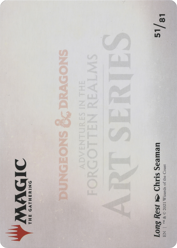 Long Rest // Long Rest (AAFR-051) (Borderless) [Adventures in the Forgotten Realms Art Series]