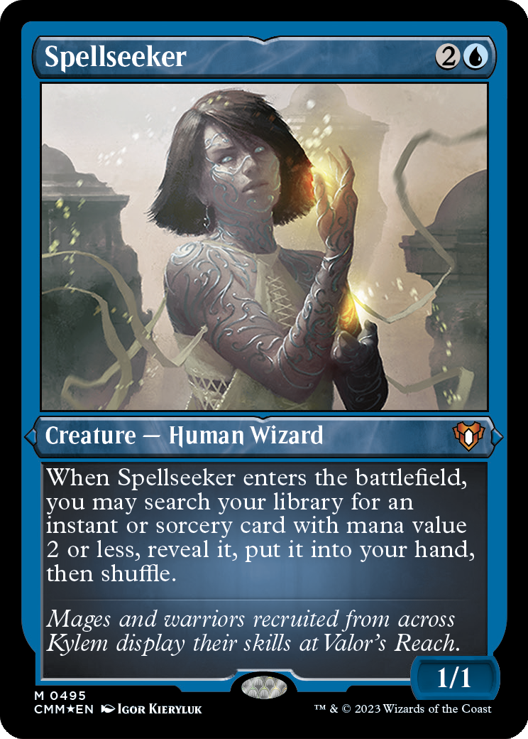 Spellseeker (Foil Etched) (CMM-495) [Commander Masters] Foil