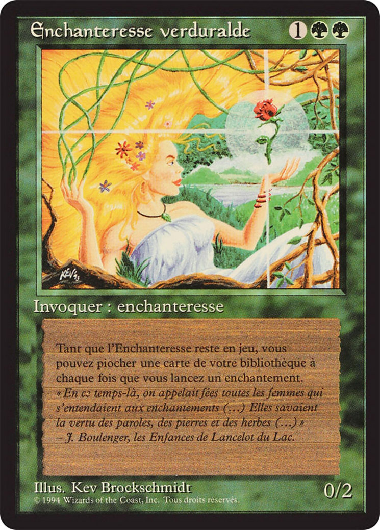 Verduran Enchantress (FBB-223) [Foreign Black Border]
