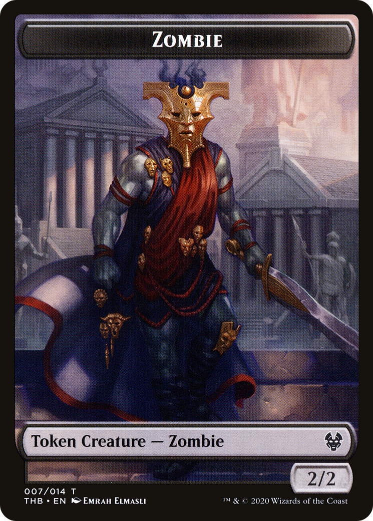 Zombie (TTHB-007) [Theros Beyond Death Tokens]