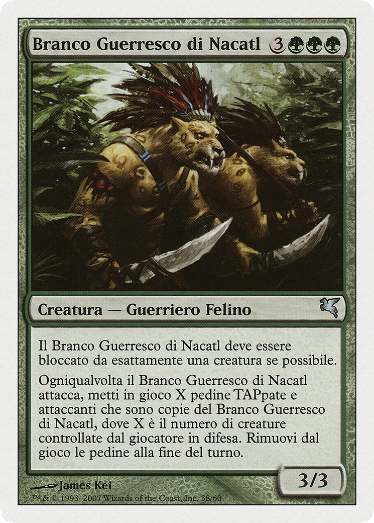 Nacatl War-Pride (Italian) - "Branco Guerresco di Nacatl" (PSAL-L38) [Salvat 2005]
