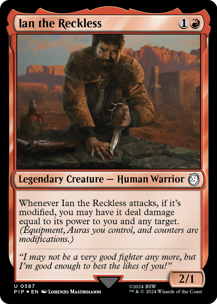 Ian the Reckless (Surge Foil) (PIP-587) [Fallout]