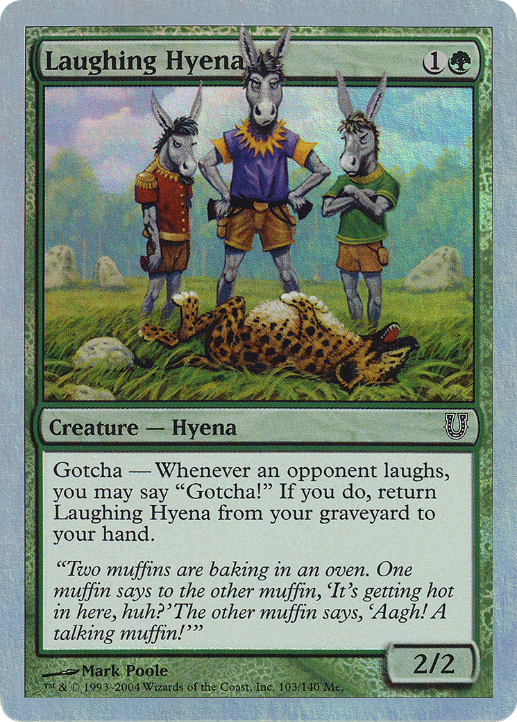 Laughing Hyena (UNH-103★) [Unhinged] Foil