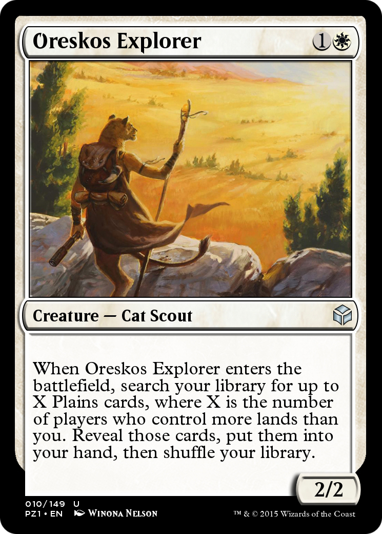 Oreskos Explorer (PZ1-010) [Legendary Cube Prize Pack] Foil