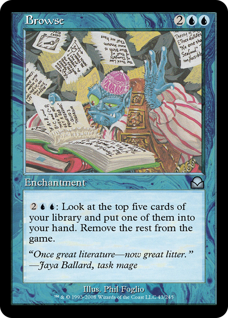 Browse (ME2-043) [Masters Edition II] Foil