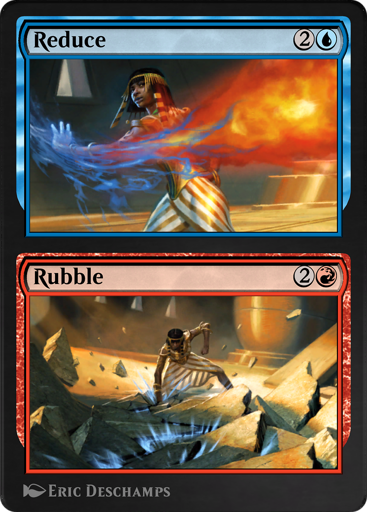 Reduce // Rubble (AKR-254) [Amonkhet Remastered]
