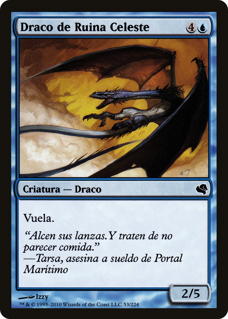 Sky Ruin Drake (Spanish) - "Draco de Ruina Celeste" (PS11-053) [Salvat 2011]
