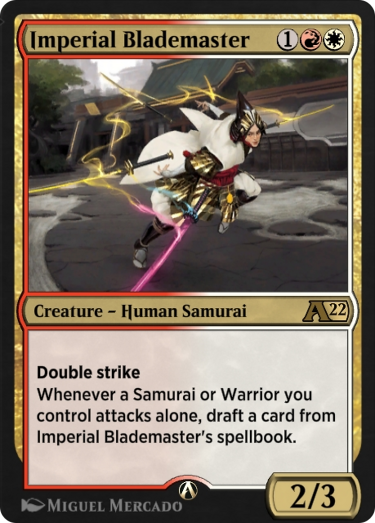 Imperial Blademaster (YNEO-030) [Alchemy: Kamigawa]