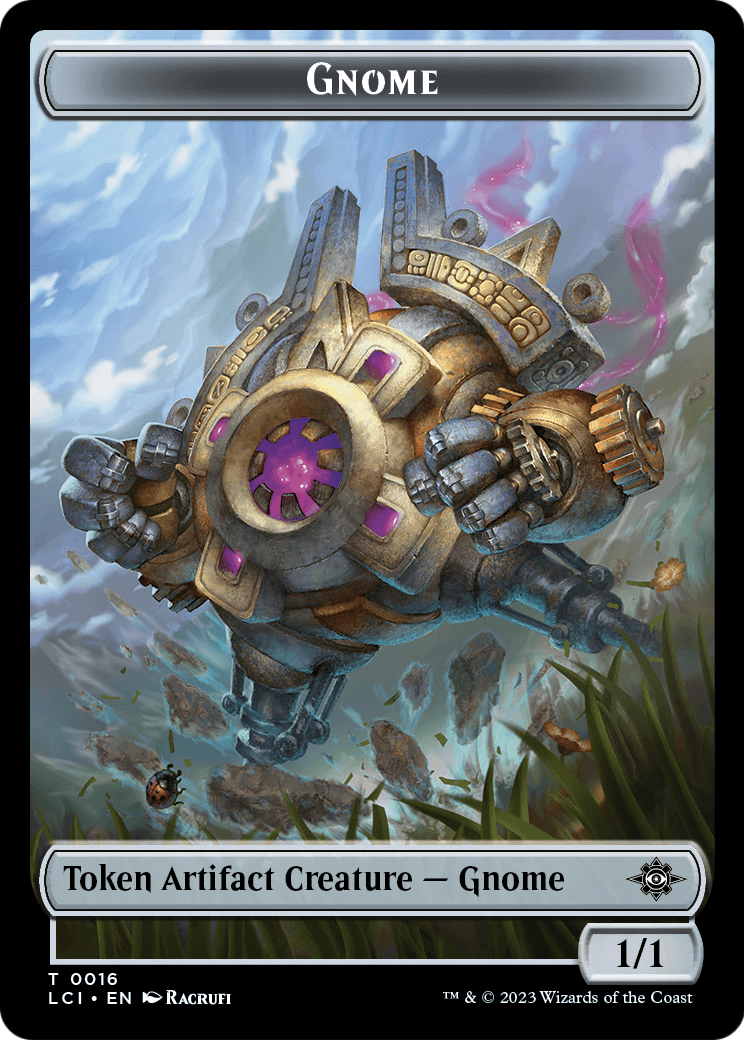 Gnome (TLCI-016) [The Lost Caverns of Ixalan Tokens] Foil