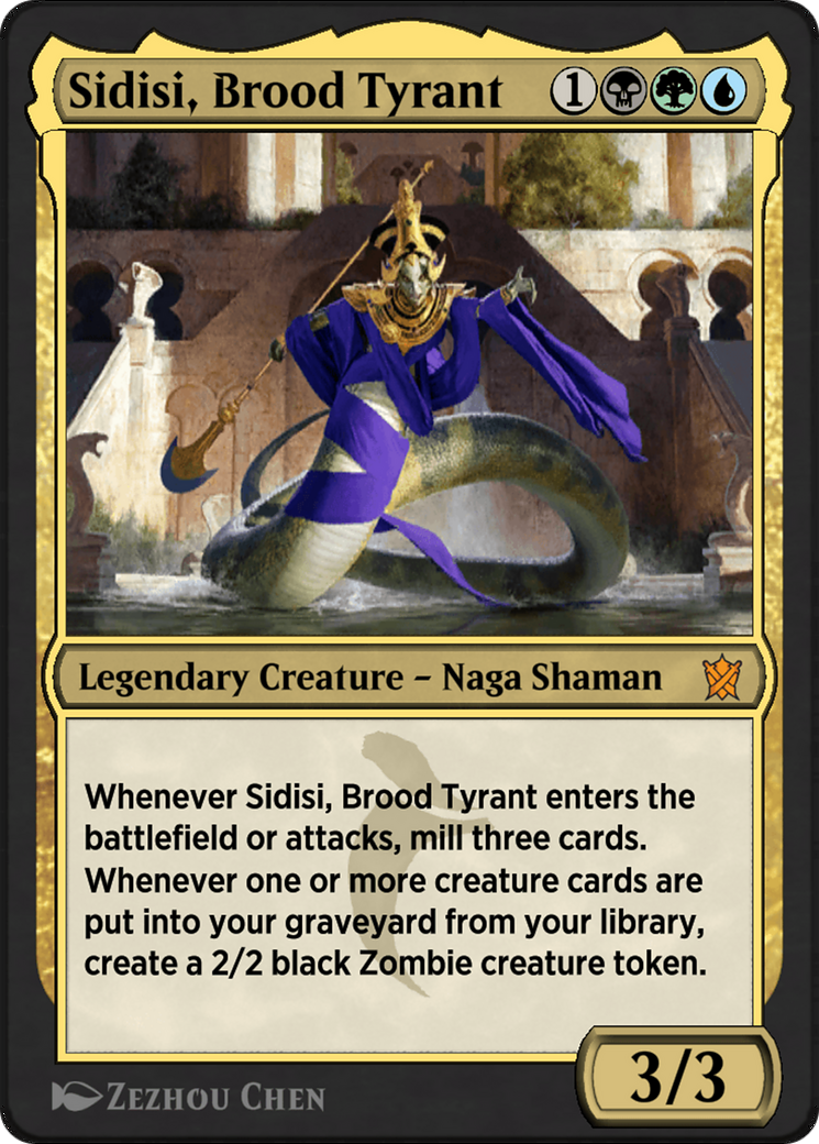 Sidisi, Brood Tyrant (KTK-199Y) [Khans of Tarkir]